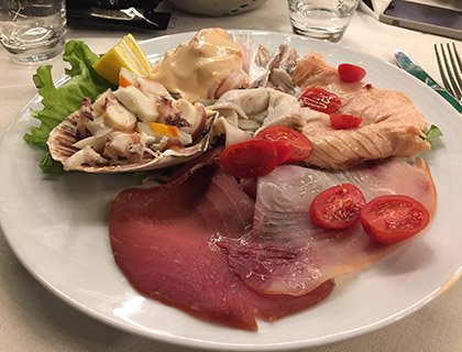 Cruditè di pesce